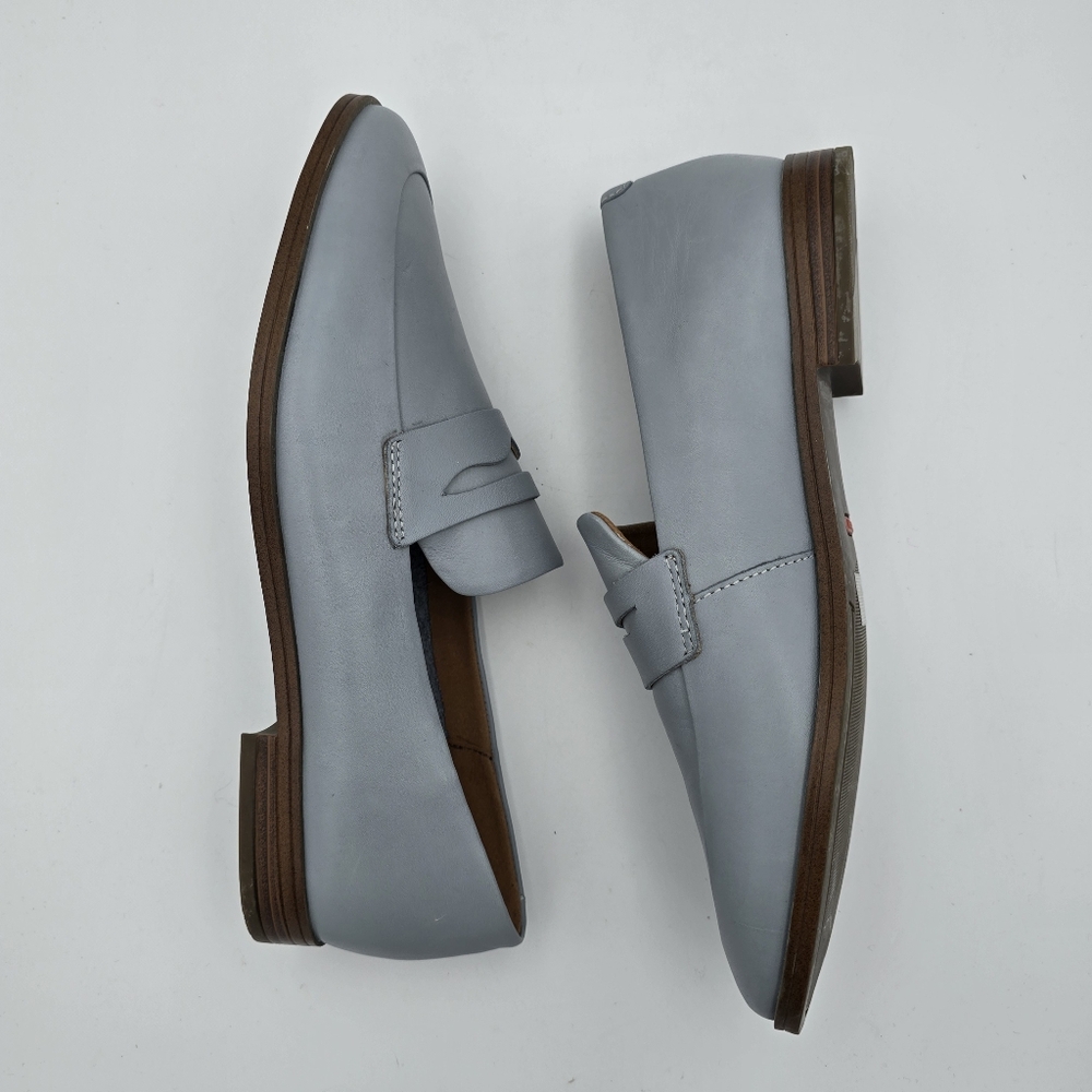 Rockport Women's Perpetua Classic Penny Loafer Blue Chambray CI5109, 8.5 - Picture 10 of 13